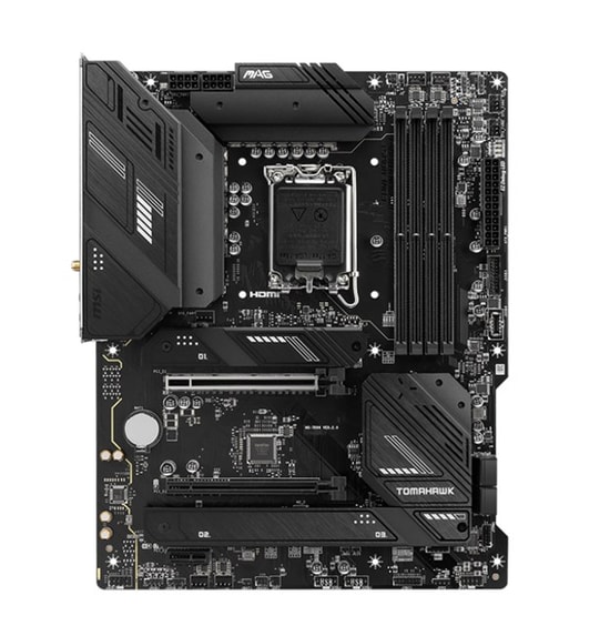 MSI Mag B760 Tomahawk WiFi D5 Anakart: LGA 1700, DDR5 7000MHz(OC), HDMI, DP, PCIe 5.0, 3xM.2, 2.5G LAN, WiFi 6E, ATX