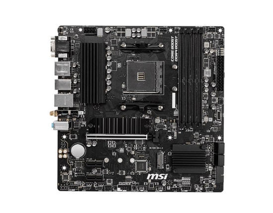 MSI B550M PRO-VDH WIFI Anakart: AM4, DDR4 4400MHz (OC), Çift M.2, VGA, HDMI, DP, USB 3.2, Wi-Fi 5, 1G LAN, Micro ATX