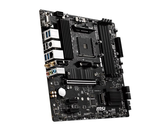 MSI B550M PRO-VDH WIFI Anakart: AM4, DDR4 4400MHz (OC), Çift M.2, VGA, HDMI, DP, USB 3.2, Wi-Fi 5, 1G LAN, Micro ATX