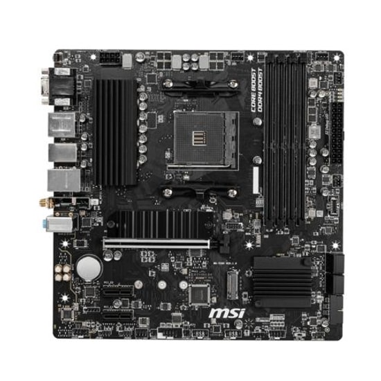 MSI B550M PRO-VDH WIFI Anakart: AM4, DDR4 4400MHz (OC), Çift M.2, VGA, HDMI, DP, USB 3.2, Wi-Fi 5, 1G LAN, Micro ATX