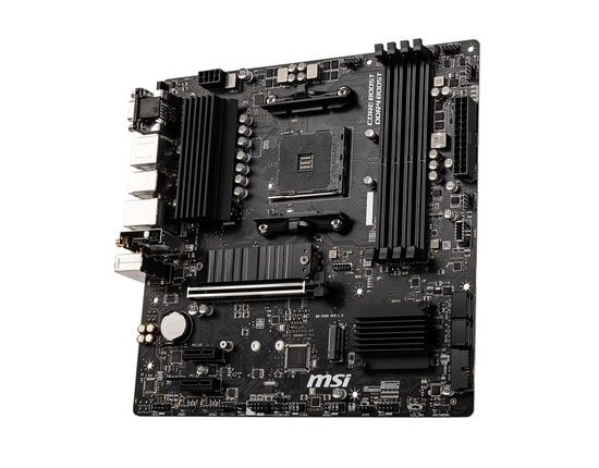 MSI B550M PRO-VDH WIFI Anakart: AM4, DDR4 4400MHz (OC), Çift M.2, VGA, HDMI, DP, USB 3.2, Wi-Fi 5, 1G LAN, Micro ATX