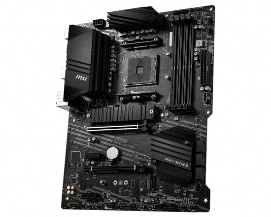MSI B550-A Pro Anakart: AMD Ryzen AM4, DDR4 4400MHz(OC), PCIe Gen4x4, HDMI, DisplayPort, USB 3.2, Realtek Ses, ATX