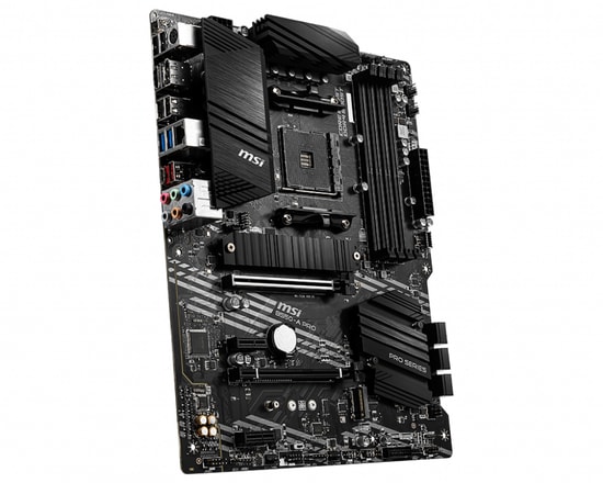 MSI B550-A Pro Anakart: AMD Ryzen AM4, DDR4 4400MHz(OC), PCIe Gen4x4, HDMI, DisplayPort, USB 3.2, Realtek Ses, ATX