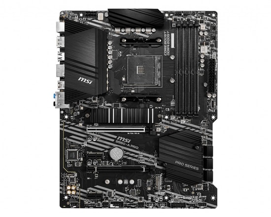 MSI B550-A Pro Anakart: AMD Ryzen AM4, DDR4 4400MHz(OC), PCIe Gen4x4, HDMI, DisplayPort, USB 3.2, Realtek Ses, ATX