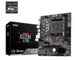 MSI A520M-A Pro Anakart: AMD AM4, DDR4 4600MHz (OC), M.2, DVI, HDMI 2.1, USB 3.2, 1G LAN, APU Desteği, Amd XMP, mATX