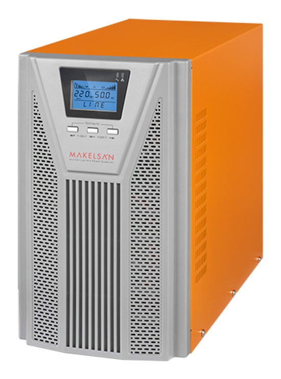 Makelsan Powerpack Se 2KVA Online UPS (MU02000N11EAV06) - 1f/1f, 4x9Ah Akü, 5-10 dk, Kesintisiz Güç Kaynağı