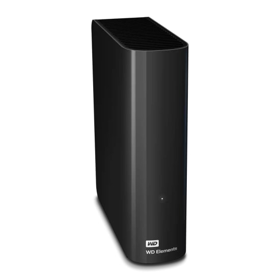 WD Elements 8 TB 3.5" USB 3.0 Harici Harddisk (WDBWLG0080HBK-EESN) - 5400 RPM Masaüstü Depolama Çözümü Siyah