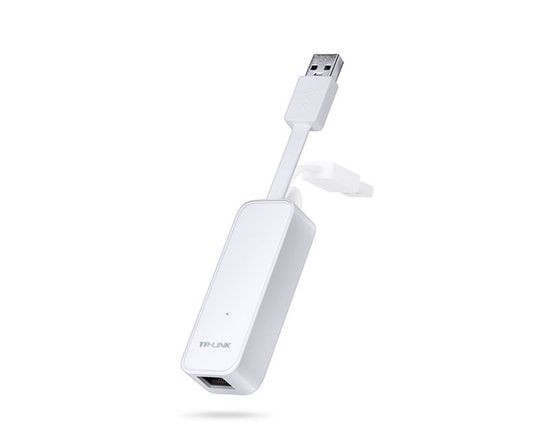 TP-LINK UE300 USB 3.0 Gigabit Ethernet Ağ Adaptörü: 10/100/1000Mbps, Ultra Hızlı ve Taşınabilir Ağ Çözümü (Beyaz)