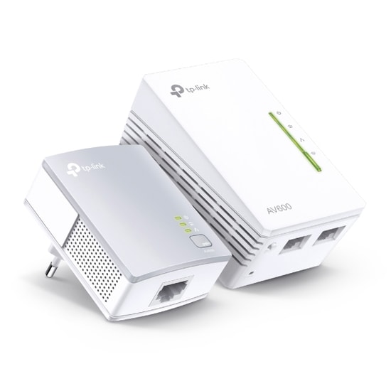 TP-Link TL-WPA4220KIT AV600 WiFi Powerline Adaptör Kiti - 600Mbps, 300M Menzil, 2xLAN Port, Wi-Fi Klonlama