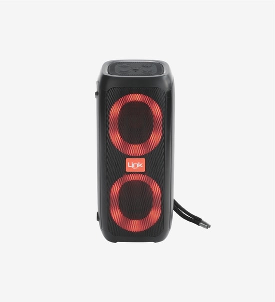 LinkTech Q218 Mobil Standlı Taşınabilir Yeşil Bluetooth Hoparlör (LBS-Q218/GREEN) - 7W Ses, 1500mAh, Aux, Micro SD