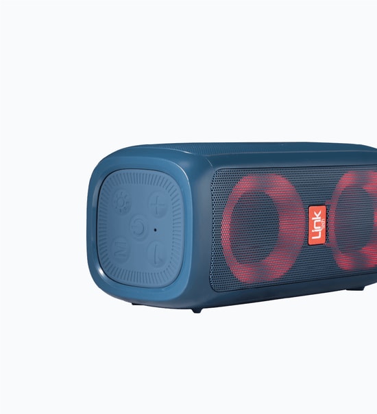 LinkTech Q218 Mobil Standlı Taşınabilir Yeşil Bluetooth Hoparlör (LBS-Q218/GREEN) - 7W Ses, 1500mAh, Aux, Micro SD