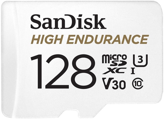 SanDisk 128GB High Endurance microSDXC Hafıza Kartı + SD Adaptör (SDSQQNR-128G-GN6IA) - 100/40MB/s, UHS-I, Class 10