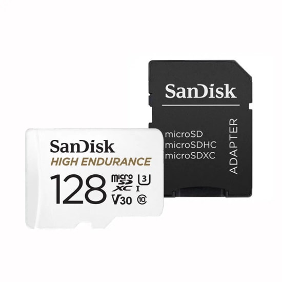 SanDisk 128GB High Endurance microSDXC Hafıza Kartı + SD Adaptör (SDSQQNR-128G-GN6IA) - 100/40MB/s, UHS-I, Class 10