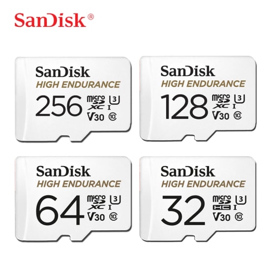 SanDisk 128GB High Endurance microSDXC Hafıza Kartı + SD Adaptör (SDSQQNR-128G-GN6IA) - 100/40MB/s, UHS-I, Class 10