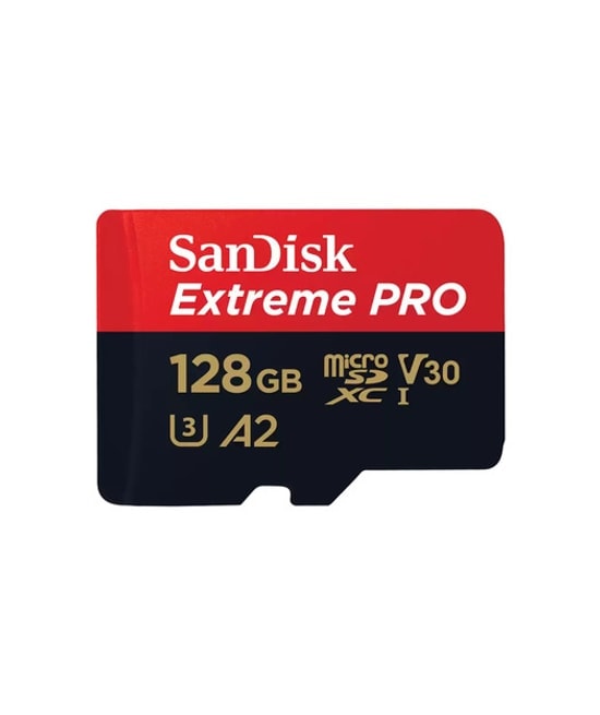 SanDisk Extreme Pro 128GB MicroSDXC UHS-I Hafıza Kartı (SDSQXCD-128G-GN6MA) - 200MB/s Okuma, 90MB/s Yazma, A2, V30