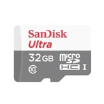SanDisk 32GB Ultra microSDHC UHS-I NAND Hafıza Kartı (SDSQUNR-032G-GN3MN) - 100MB/s, Class 10, Geniş Uyumluluk