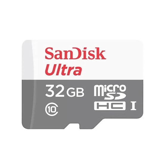 SanDisk 32GB Ultra microSDHC UHS-I NAND Hafıza Kartı (SDSQUNR-032G-GN3MN) - 100MB/s, Class 10, Geniş Uyumluluk
