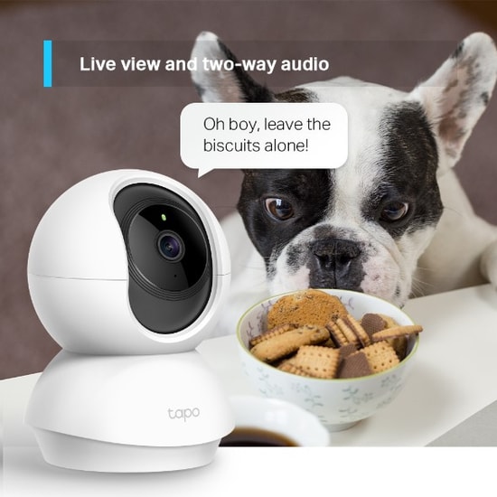 Tp-Link Tapo C200 2mp 4mm Lens 20 Metre Ir H264 Pan&Tilt Çift Yönlü Konuşma Ses Ve Işik Alarm Wi-Fi Bebek Kamer Ip Kamer