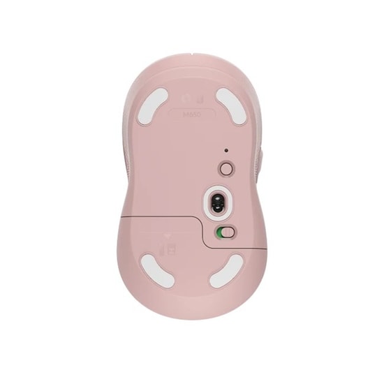 Logitech Signature M650 Pembe Kablosuz Mouse (910-006254) - Sessiz, Sağ El İçin, Küçük-Orta Boy, 4000 DPI, SmartWheel