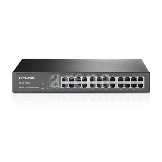 TP-Link TL-SF1024D 24 Port 10/100 Mbps Switch - Otomatik MDI/MDIX, Yeşil Teknoloji Ağ Çözümü