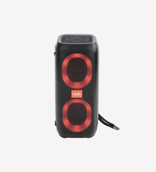 LinkTech Q218 Mavi Taşınabilir Bluetooth Hoparlör - Mobil Standlı, 7W Ses Çıkışı, 1500mAh Batarya, 90dB Ses Seviyesi
