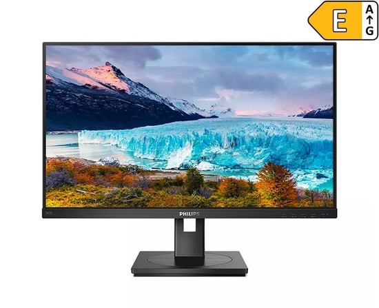 Philips 242S1AE/00 23.8" Full HD IPS Siyah Monitör - 1920x1080, 4ms, 75Hz, VGA, HDMI, DP, 4W Hoparlör, İnce Çerçeve