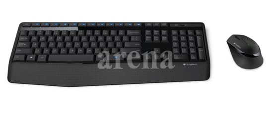 Logitech MK345 Siyah Kablosuz Klavye Mouse Seti (920-006514) - Türkçe Q Düzen, Bilek Destekli, 1000dpi, 10m Menzil