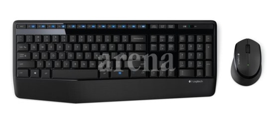 Logitech MK345 Siyah Kablosuz Klavye Mouse Seti (920-006514) - Türkçe Q Düzen, Bilek Destekli, 1000dpi, 10m Menzil