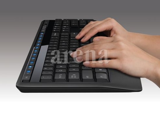Logitech MK345 Siyah Kablosuz Klavye Mouse Seti (920-006514) - Türkçe Q Düzen, Bilek Destekli, 1000dpi, 10m Menzil