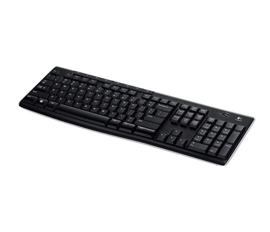 Logitech K270 Siyah Kablosuz Multimedya Türkçe Q Düzen Klavye (920-003761) - USB Alıcılı, Hızlı Erişim Tuşları