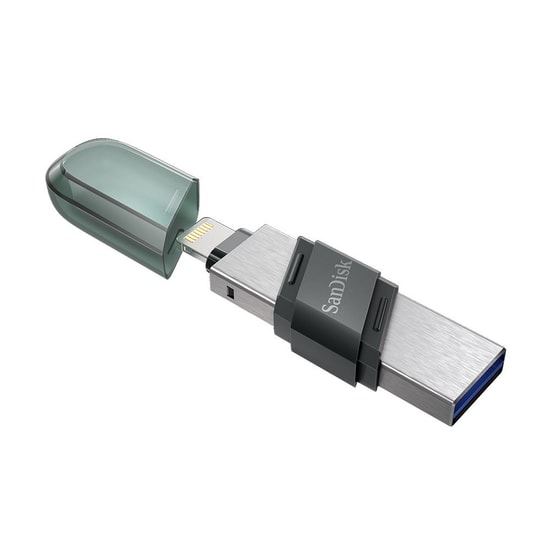 SanDisk iXpand Flash Drive 64GB USB Bellek (SDIX90N-064G-GN6NN) - Lightning ve USB Type-A Arayüz, 64 GB Depolama