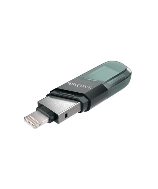 SanDisk iXpand Flash Drive 64GB USB Bellek (SDIX90N-064G-GN6NN) - Lightning ve USB Type-A Arayüz, 64 GB Depolama