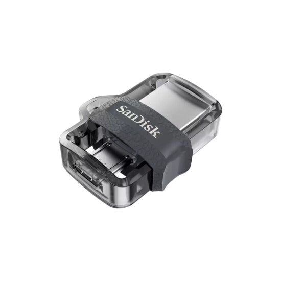 SanDisk Ultra Dual Drive m3.0 64GB USB 3.0 OTG Flash Bellek - SDDD3-064G-G46, Android Uyumlu, 150MB/s Hız