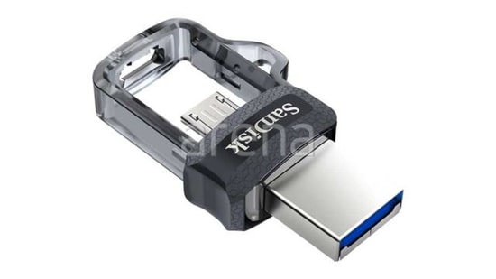 SanDisk Ultra Dual Drive m3.0 64GB USB 3.0 OTG Flash Bellek - SDDD3-064G-G46, Android Uyumlu, 150MB/s Hız