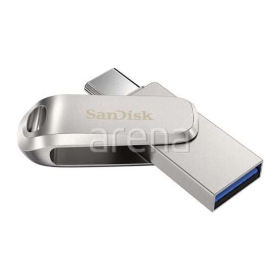 SanDisk Ultra Dual Drive Luxe SDDDC4-128G-G46 128GB USB Type-C Flash Bellek - 3.1 Gen 1, Metal Tasarım, 128 GB Kapasite