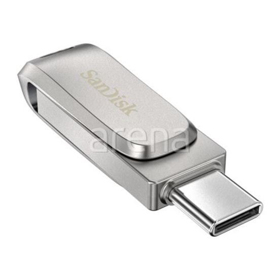 SanDisk Ultra Dual Drive Luxe SDDDC4-128G-G46 128GB USB Type-C Flash Bellek - 3.1 Gen 1, Metal Tasarım, 128 GB Kapasite