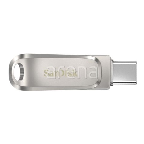 SanDisk Ultra Dual Drive Luxe SDDDC4-128G-G46 128GB USB Type-C Flash Bellek - 3.1 Gen 1, Metal Tasarım, 128 GB Kapasite