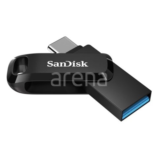 Sandisk Ultra Dual Drive Go 32GB USB Type-C Flash Bellek (SDDDC3-032G-G46) - 150MB/s Okuma, Çift Bağlantılı, Siyah