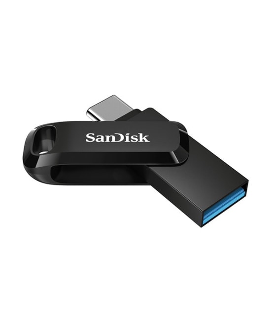 Sandisk Ultra Dual Drive Go 32GB USB Type-C Flash Bellek (SDDDC3-032G-G46) - 150MB/s Okuma, Çift Bağlantılı, Siyah