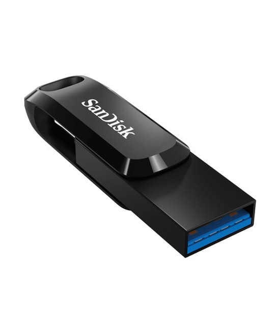 Sandisk Ultra Dual Drive Go 32GB USB Type-C Flash Bellek (SDDDC3-032G-G46) - 150MB/s Okuma, Çift Bağlantılı, Siyah