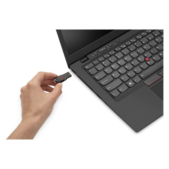 SanDisk Cruzer Blade 128GB USB 2.0 Flash Bellek (SDCZ50-128G-B35) - Siyah, Kompakt Tasarım, USB Type-A, NAND Teknoloji