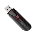 SanDisk Cruzer Glide 128GB USB 3.2 Gen 1 Flash Bellek (SDCZ600-128G-G35) - Siyah, Kızaklı, 30/15MBs Veri Hızı, NAND