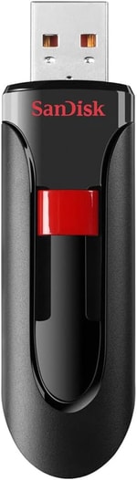 SanDisk Cruzer Glide 256GB USB 3.2 Gen 1 Flash Bellek (SDCZ600-256G-G35) - Siyah, Kızaklı, 30/15MBs Veri Hızı, NAND