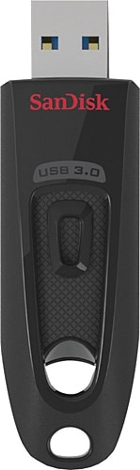 Sandisk SDCZ48-128G-U46 Ultra 128GB USB 3.0 USB Bellek - 100MB/s Okuma Hızı, Kompakt Tasarım, Anahtarlık Deliği