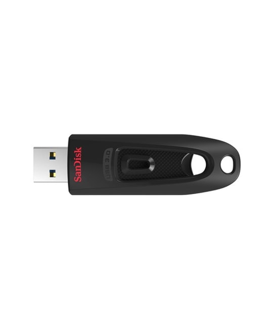 Sandisk SDCZ48-128G-U46 Ultra 128GB USB 3.0 USB Bellek - 100MB/s Okuma Hızı, Kompakt Tasarım, Anahtarlık Deliği