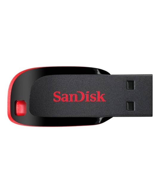 SanDisk 16GB Cruzer Blade SDCZ50-016G-B35 USB Bellek - USB 2.0, NAND Depolama, Kompakt Tasarım, USB Type-A Arayüz