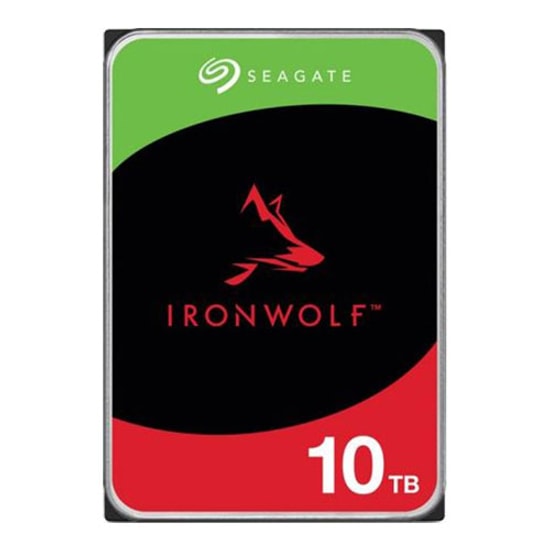 Seagate IronWolf 10TB 7200RPM ST10000VN000 3.5 İnç Dahili HDD - SATA3, 256MB Önbellek, 210MB/s Sıralı Okuma