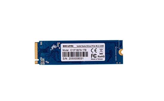 Hi-Level 1TB M.2 NVMe SSD (HLV-M2PCIeSSD2280/1T) - 3300MB/s Okuma, 3100MB/s Yazma, PCIe Gen3 x4 Performance