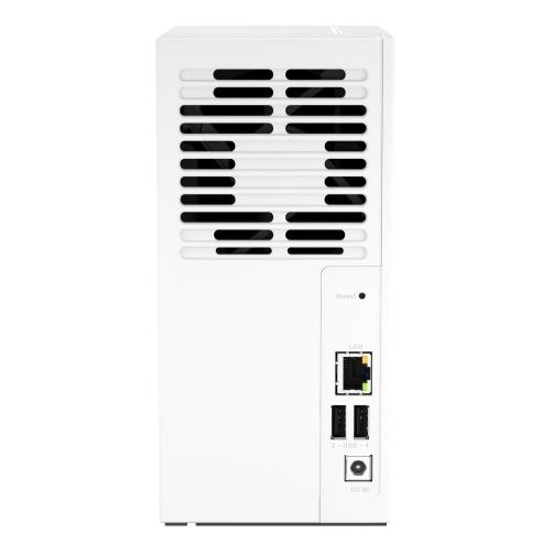 QNAP TS-233 2GB RAM 2 Yuvalı Beyaz NAS Cihazı - 2x3.5" Disk Desteği, Arm Quad-Core İşlemci, USB 3.2, Gigabit Ethernet