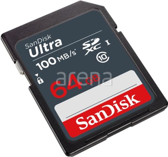 SanDisk 64GB Ultra SDXC Hafıza Kartı (SDSDUNR-064G-GN3IN) - Class 10, UHS-I, 100MB/s Okuma Hızı, Yüksek Performans
